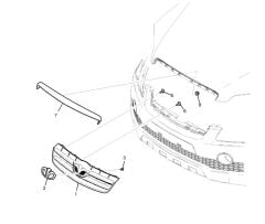 Chevrolet Captiva C100 Kaput Uç Nikelajı Orjinal Gm