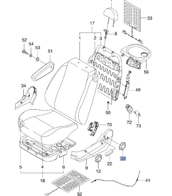 Chevrolet Kalos Koltuk Ayar Kolu Orjinal Gm