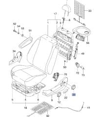 Chevrolet Kalos Koltuk Ayar Kolu Orjinal Gm