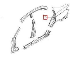 Chevrolet Epica Sol Arka Çamurluk İthal